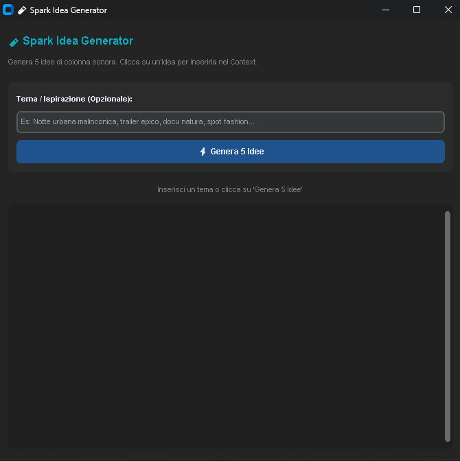 THEMA Spark Idea Screenshot
